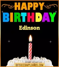 GIF GiF Happy Birthday Edinson